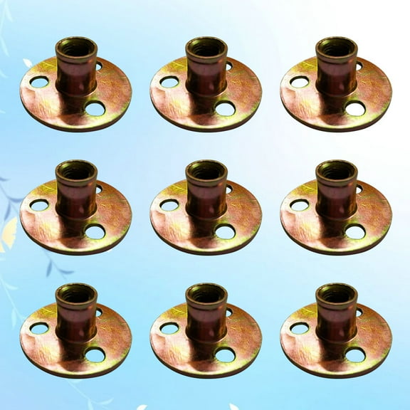 Mobutofu 10Pcs Threaded Insert Nuts Rivet Nut Kit for Homeowners Assembly