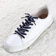 thumbnail image 2 of INSPIRE CHIC Lacet Plat en Toile à Rayures Unisexes pour Espadrilles Bleu Blanc 110cm/43.31 Pieds, 2 of 6