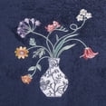 thumbnail image 5 of Linum Home Textiles 100% Turkish Cotton Stella 3PC Embellished Towel Set, Blue, 5 of 5
