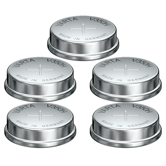 5x Varta V350H 1.2V 350mAh Button Cell Battery 55635101501