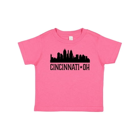 

Inktastic Cincinnati Ohio Skyline City Silhouette Gift Baby Boy or Baby Girl T-Shirt