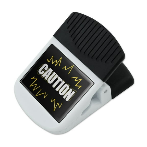 Caution Warning Refrigerator Fridge Magnet Magnetic Hanging Hook Note Snack Clip