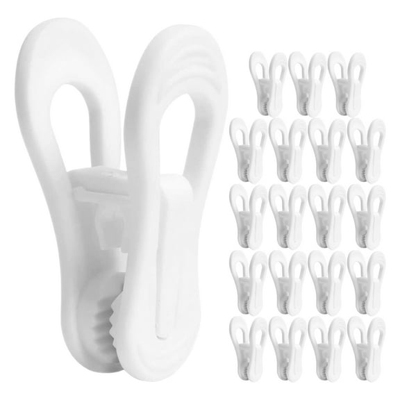 HOMEMAXS 20Pcs Clothes Drying Clips Clothes Pegs Windproof Clothespins Towel Clips for Washing Line