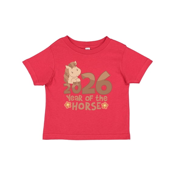 Inktastic 2026 Year of the Horse Boys or Girls Baby T-Shirt