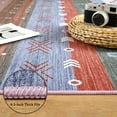 thumbnail image 6 of TWINNIS 4'x6' Purple Area Rug Non-Slip Bohemian Rug Indoor Washable Rugs for Living Room, 6 of 8