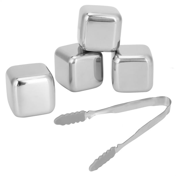 Reusable 304 Stainless Steel Wine Ice Stone Whiskey Drinks Ice Cubes