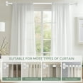 thumbnail image 5 of OLV 1" Diameter Adjustable Wrap Around Curtain Rods 28-48" heavy duty,White, 5 of 11