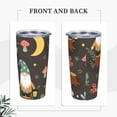 thumbnail image 4 of Kll Gnome Insect Frog Stainless Steel Vacuum Insulated Coffee Cup 20 Oz Insulated Travel Mug Water Cup With Leak-Proof Straw Lid & Flip Lid,1 Metal Straws,1 Cleaning Brush, 4 of 8