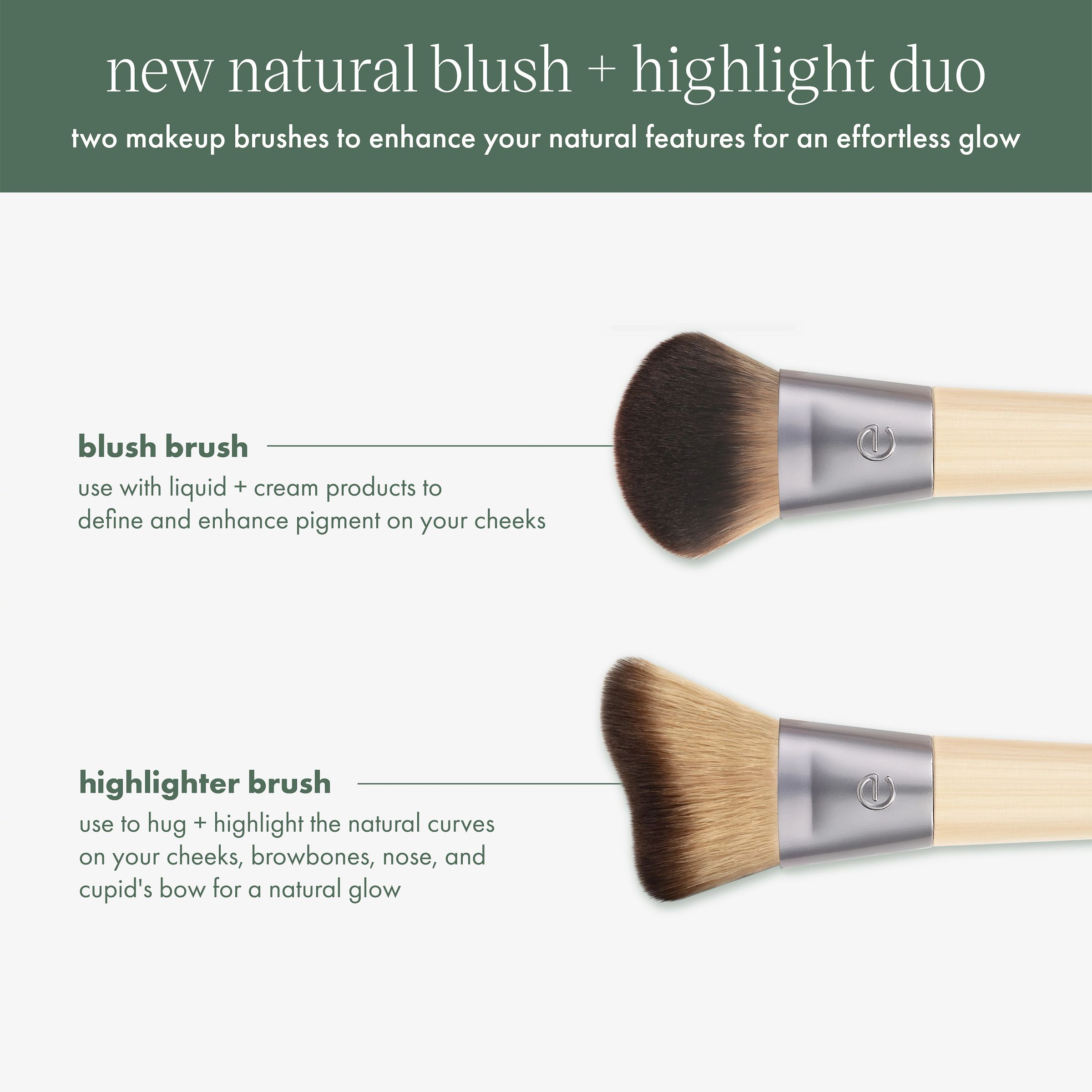 EcoTools Blush + Highlight Brush Duo photo 4