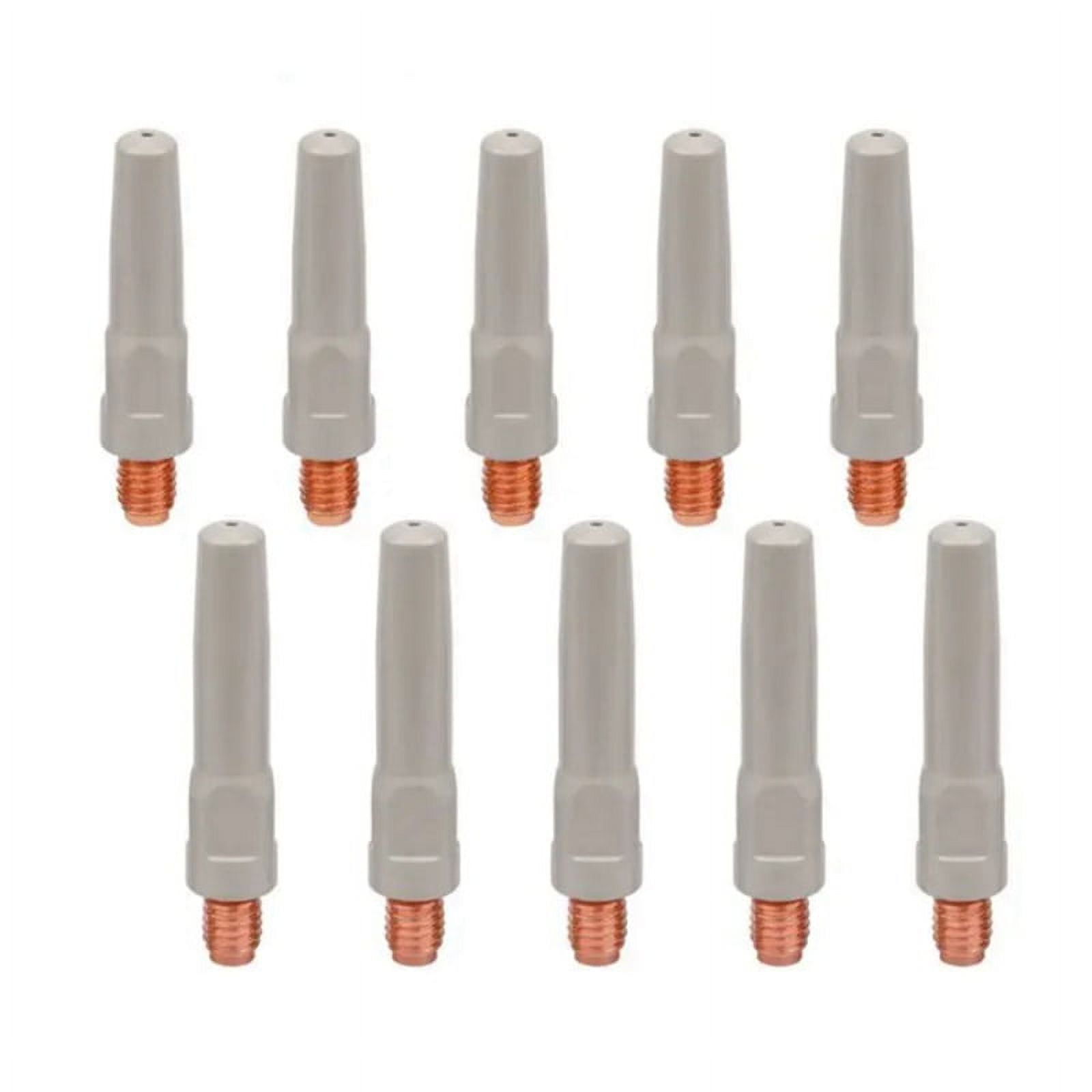 14-Piece 15AK MIG Welding Tip Kit – 0.8mm Contact Tips, Diffuser, Gas Nozzle, And Shield Cups For MIG/MAG Welding Torches