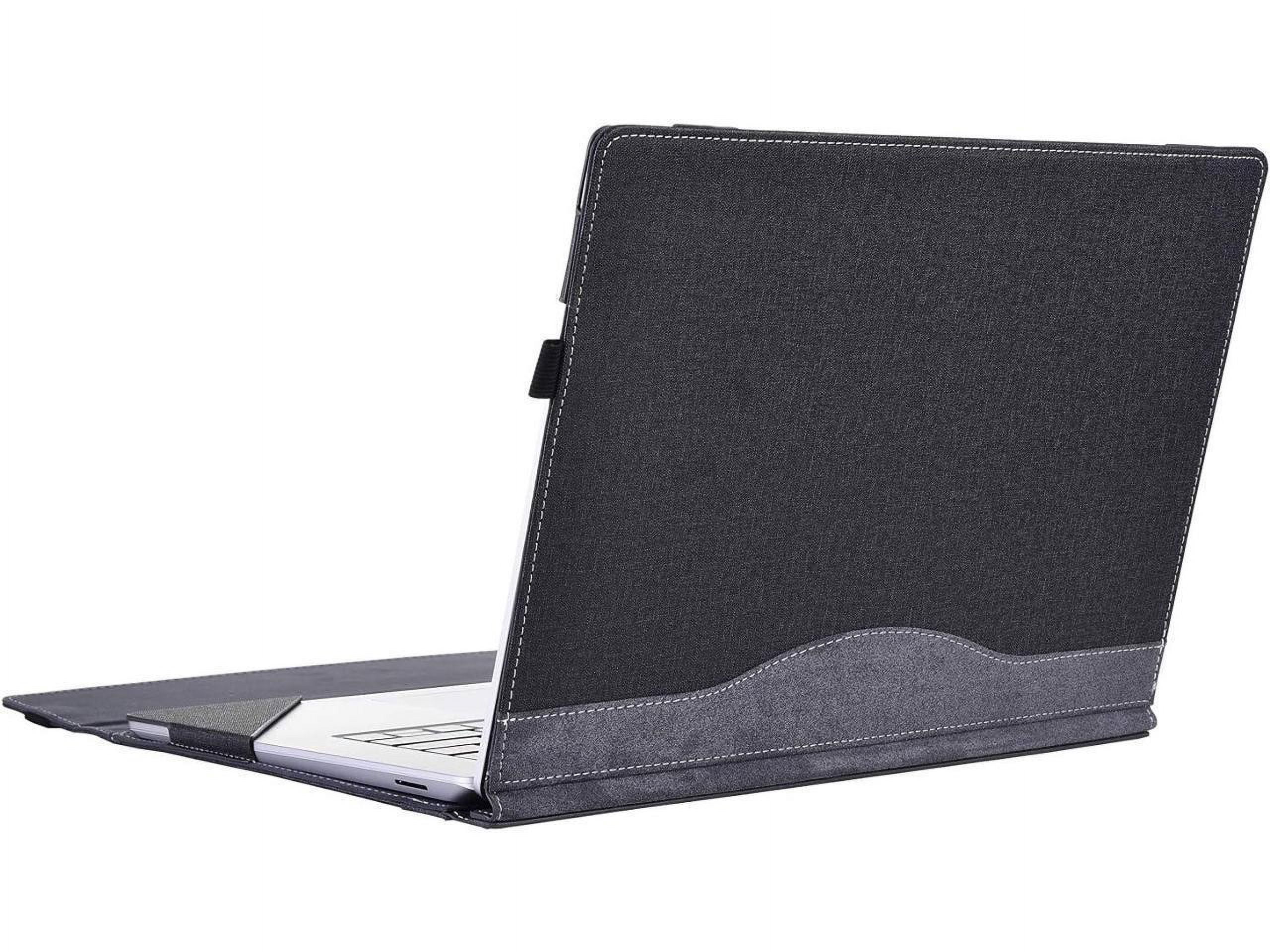 Laptop Case for Microsoft Surface Laptop 6 / Laptop 5 / Laptop 4 / Laptop 3 / Laptop 2 / Laptop 1 15 inch PU Leather Protective Cover with Pencil Holder