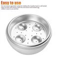thumbnail image 5 of JUNWELL Wireless Microwave Egg Maker, Microwave Egg Boiler, Healthy Breakfast Cooking Utensil, Rapid Easy ​Egg Cooker, Microwave Egg Steamer Can Hold 4 Eggs for Home Kitchen Breakfast, White, 5 of 5
