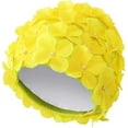 thumbnail image 2 of Dalrosia Women Swim Cap Pearls Floral Swimming Hat Bathing Cap Suitable for Swimming Pool/Beach/Vacation, 2 of 6