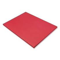 SunWorks, PAC9917, Construction Paper, 50 / Pack, Holiday Red