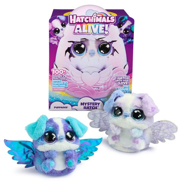 Hatchimals Alive, Mystery Hatch Puppadee, Surprise Interactive Toy