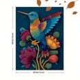 thumbnail image 3 of Hummingbird Floral Canvas Print Wall Art for Living Room Bedroom Dining Room Hallway Decor, 3 of 8