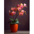 thumbnail image 1 of Qisvanset Colorful Cat Embroidery Canvas Print 12x16 Inch Cafe Decor, 1 of 8