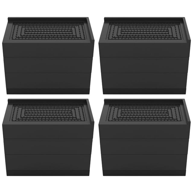 Soporte de patas elevador para muebles de cama, accesorios para muebles, protector de para sofá cama, nevera El 115x6x11cm Baoblaze Almohadillas antideslizantes para pies