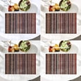 thumbnail image 6 of Turkish Floral Placemats, Vintage Persian Oriental Turkish Carpet Pattern Woven Burlap Modern Placemats for Dining Table Kitchen Table Round Table Farmhouse Wedding Outdoor Indoor Set of 4, 6 of 6