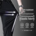 thumbnail image 3 of Pantalones de seda de hielo para hombre, sueltos, rectos, informales, de verano, finos, de secado rápido, elásticos, deportivos, gris claro, 4XL, 80-90 kg, 3 of 5