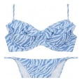 thumbnail image 3 of Bikini Ocean Pacific para Mujer Tirantes Ondas Azul Talla EG 2 Piezas, 3 of 4