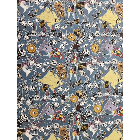 Springs Creative Disney NBC Fear Fest Pack CTN Nightmare Before Christmas 100% Cotton Fabric sold by the yard