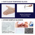 thumbnail image 4 of Tempered Glass 8x10 Picture Frame Solid Wooden Frame with Mats for 5x7 Photo Natural Wood Color Frames for Wall Mounting or Tabletop Mounting Hardware Included, 4 of 4