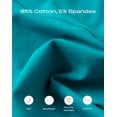 thumbnail image 6 of INNERSY Women's Plus Size XL-6XL Cotton Underwear High Waisted Briefs Panties 4-Pack (4XL,Spring Lake), 6 of 7