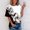 A-Black-3003, variant on womens Tops for $5 Tops For Women Casual Spring Summer Women'S Summer Tie-Dye Short Sleeve Crew-Neck T-Shirt Casual Tee Tops(S-5Xl)