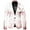 White, variant on toraway Men Suit Set Slim Fit Autumn Male Print Theme Casual Crewneck Graphic Plus Size Shirt Printed Solid Color Prom Party Suit L