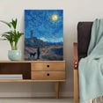 thumbnail image 5 of Qisvanset 12x16 Inch Vibrant Cityscape Abstract Canvas Print Wall Art, 5 of 5