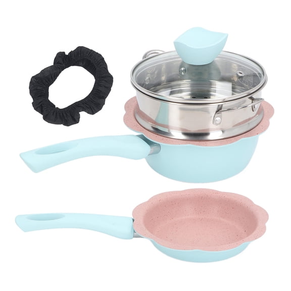 BOKYAN Compact Non‑Stick Baby Saucepan with Heat‑Proof Handle, 7.9"×9.8" – Safe, Easy‑Clean, Multi‑Use Cooking Pot