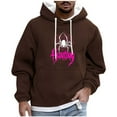 thumbnail image 2 of Sudadera con capucha para hombre, informal, a la moda, con estampado, con cordón, de manga larga, de poliéster, 2 of 5