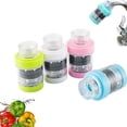 thumbnail image 1 of Activated Carbon Water Faucet, Water Faucet Cleaning Purifier, Universal Interface Filter with One Filter Element (4pcs), 1 of 5