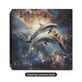thumbnail image 3 of Decal Skin for PS4 Slim / PS4 Pro / PS4, Whole Body Vinyl Sticker Cover for Playstation 4 Console and Controller (Dolphins in Space-2), 3 of 5