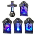 thumbnail image 4 of Halloween Headstone LED Light Decorations, Haunted House Graveyard Decorations Halloween Party Decoration Graveyard Tombstone,Castle, 4 of 10