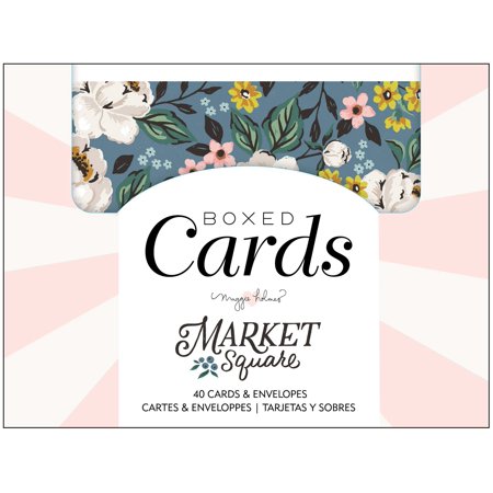 American Crafts A2 Cards W/Envelopes (4.375"X5.75") 40/Box-Maggie Holmes Market Square