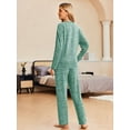 thumbnail image 3 of Avidlove Women Pajama Sets Long Sleeve Pjs Soft Pullover Top and Pants Loungewear Cozy Lounge Set with Pockets, 3 of 6
