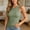 Green, variant on Women’s Ribbed Knit Tank Top, Solid Sleeveless Crew Neck Camisole, Stretchy Soft Breathable Casual Layering Vest For Daily Wear Pink XL