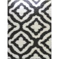 thumbnail image 1 of Ladole Rugs Dark Grey White Indoor Solid Plain Shag Soft Area Rug Mat Carpet Runner for Living Bed room Entry way Patio Small Medium Large Non Slip Skid Size 3x5. 4x6 5 x 8 7 x 10 9 by 12 11 feet ft, 1 of 4