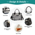 thumbnail image 3 of FORMRS Insulated Lunch Bag Unisex Large Capacity with Shoulder Strap, Dark Sharks, 3 of 6