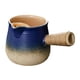 thumbnail image 3 of Tetera de cerámica de 760 ml, ligera, para té floreciente y suelto. Azul, 3 of 9
