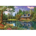 thumbnail image 2 of Art.com Crystal Lake Cabin Art Print by Dominic Davison, 36" x 24", 2 of 4