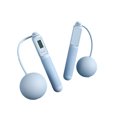 thumbnail image 1 of PVC Jump Rope Portable Replacement Digital Solid Color Indoor Jump Rope Outdoor Button Control Ergonomic Adjustable Jumping Ropes Blue Ball, 1 of 9