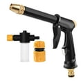 thumbnail image 2 of High Pressure Water Spray Nozzle for Car Washing and Garden, Portable Multi-Function Hose Attachment with Rotating Spray, Ergonomic Handle, Foam Pot, 8 Spray Patterns, Car and Home Cleaning Tool, 2 of 9