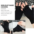 thumbnail image 5 of HAKIDZEL 4Pcs Short Gloves for Women Golfing Black Spandex, 5 of 8