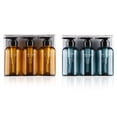 thumbnail image 4 of Injueey Paquete de 3 botellas de viaje PET 300ml vacías recargables a presión baño ducha baño dispensador cocina contenedor de líquido Juegos de accesorios de baño, 4 of 6