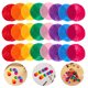thumbnail image 4 of 1000 círculos de fieltro multicolor para proyectos de manualidades DIY. Almohadillas de tela suave no tejida para la educación temprana de los niños, costura, patchwork y decoraciones navideñas., 4 of 7