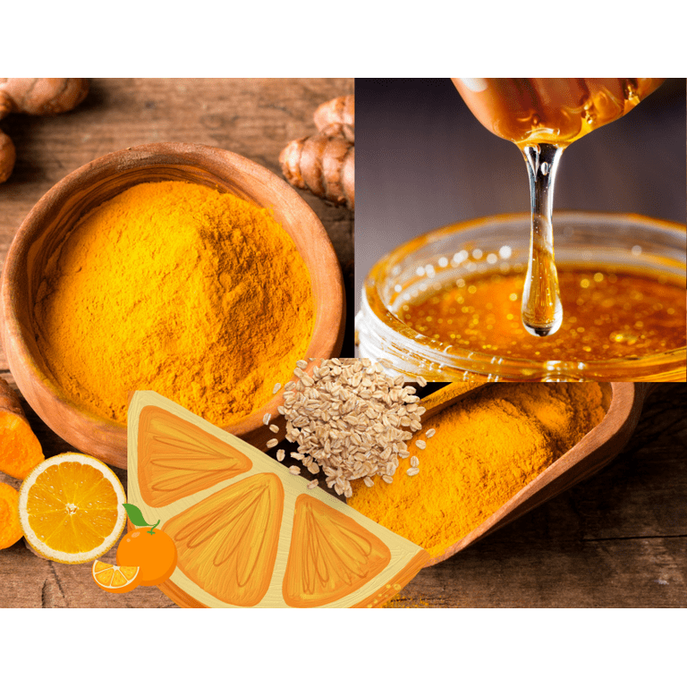 Natural Organic Homemade Turmeric Honey Orange Soap Vegan Gluten Free  Cruelty Free Palm Oil Free