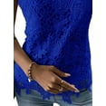 thumbnail image 4 of JustVH Women Summer Flower Lace Tank Top Sleeveless Solid Color Camisole, 4 of 4